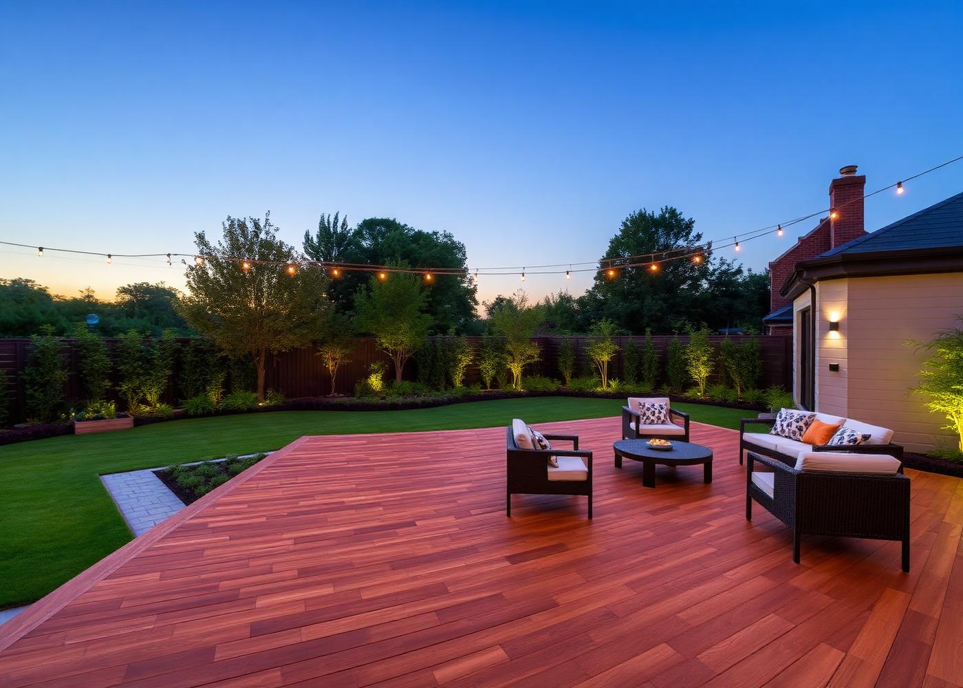 Hardwood Garden Decking